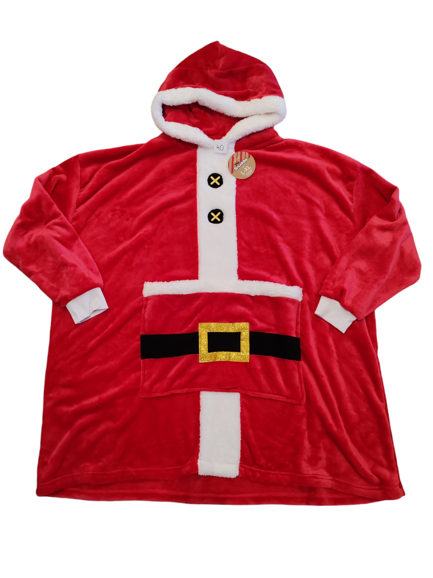 Vianočná teplá Mikina /Mikinová Deka mikroplyš L- XL